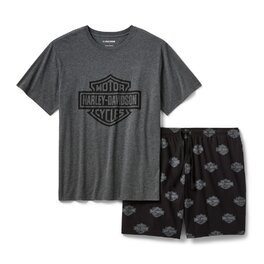 PAJAMA SET-KNIT,SHORTS,