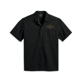 Pánská košile SHIRT-WOVEN,BLACK