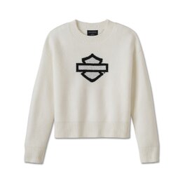 Dámský svetr SWEATER-KNIT,WHITE