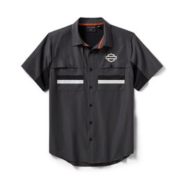 Pánská košile SHIRT-WOVEN,DARK GREY