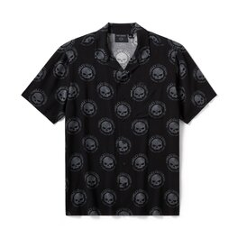 Pánská košile SHIRT-WOVEN,BLACK PRINT
