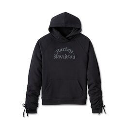 Dámská mikina HOODIE-KNIT,BLACK