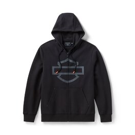 Pánská mikina HOODIE-KNIT,BLACK