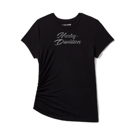 Dámské tričko TOP-KNIT,BLACK