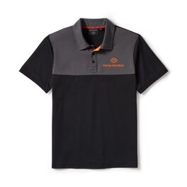 Pánské tričko POLO-KNIT,BLACK/DARK