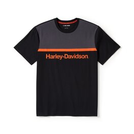 Pánské tričko TEE-KNIT,BLACK/DARK GR
