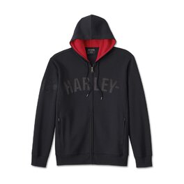 Pánská mikina HOODIE-KNIT,BLACK