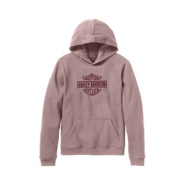 Dámská mikina - HOODIE-KNIT,LIGHT PINK
