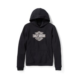 Dámská mikina - HOODIE-KNIT,BLACK