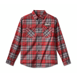 Pánská košile SHIRT-120TH,WOVEN,RED PLAID
