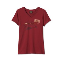 Dámské tričko TEE-120TH,KNIT,RED
