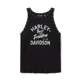 Dámské tílko - TANK-KNIT,BLACK