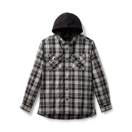 Pánská košile SHIRT-WOVEN,BLACK/GRE - TENKÁ