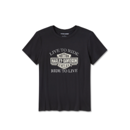 Dámské tričko TEE-KNIT,BLING,B/S,BLACK