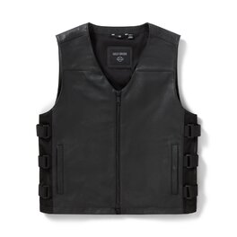 Pánská vesta - VEST-LEATHER,TACTICAL