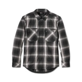 SHIRT JACKET-OPERATIVE 2,TEXTL,BLK/OFWHT