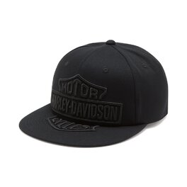 HAT-FITTED,WOVEN,BLACK