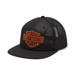 HAT-TRUCKER,WOVEN,BL