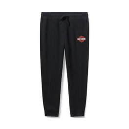 Pánské tepláky - PANTS-KNIT,BLACK