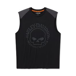 Pánské tílko - TANK-KNIT,BLACK