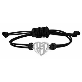 Dámský náramek H-D Heart Bracelet black