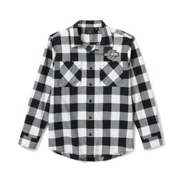 Pánská košile SHIRT-WOVEN,BLACK/OFF