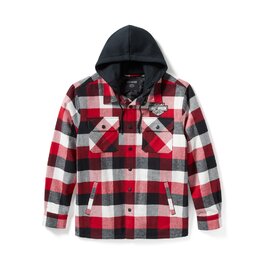 Pánská bunda SHIRT JACKET-WOVEN,RED