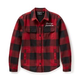 Dámská bunda SHIRT JACKET-WOVEN,RED