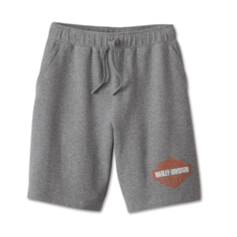 SHORTS-KNIT,GREY HEATHER