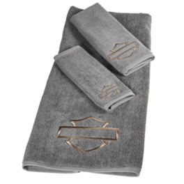 H-D Open Bar & Shield Towel Set