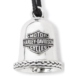 RIDE BELL - BRAIDED LOGO BELL-SLV/HEM