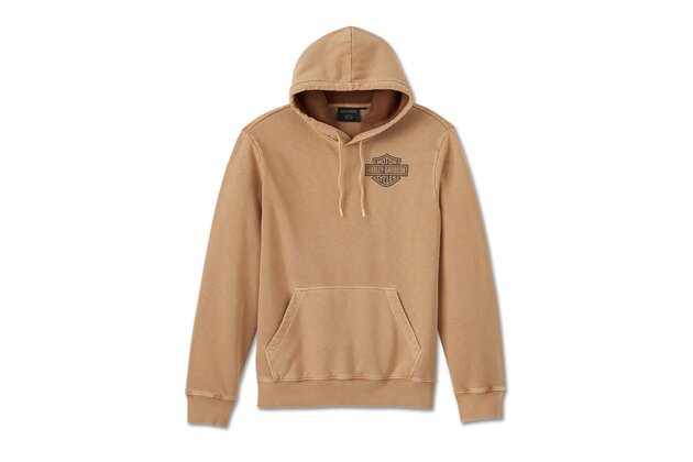 HOODIE-KNIT,TAN