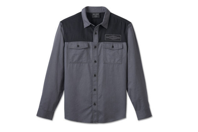 Pánská košile SHIRT-WOVEN,BLACK/LIG