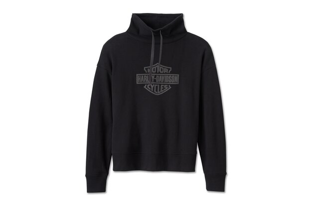 Dámská mikina HOODIE-KNIT,BLACK