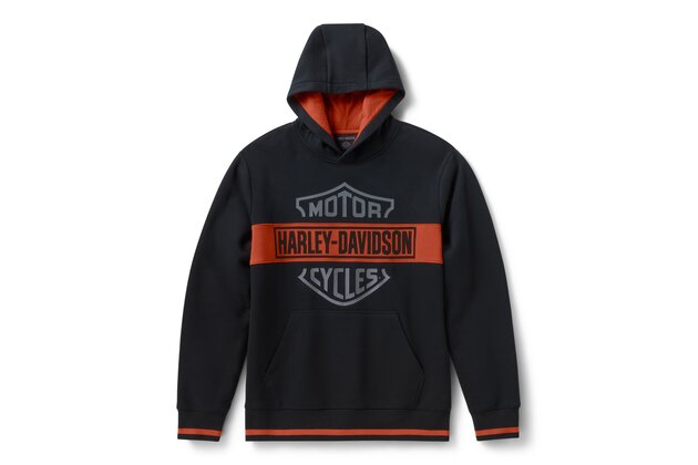 Pánská mikina HOODIE-KNIT,BLACK