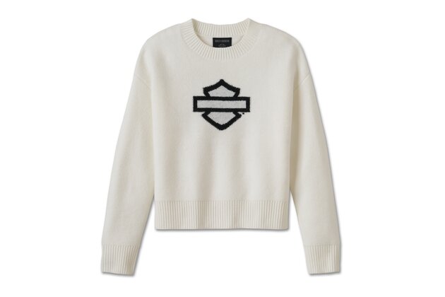 Dámský svetr SWEATER-KNIT,WHITE