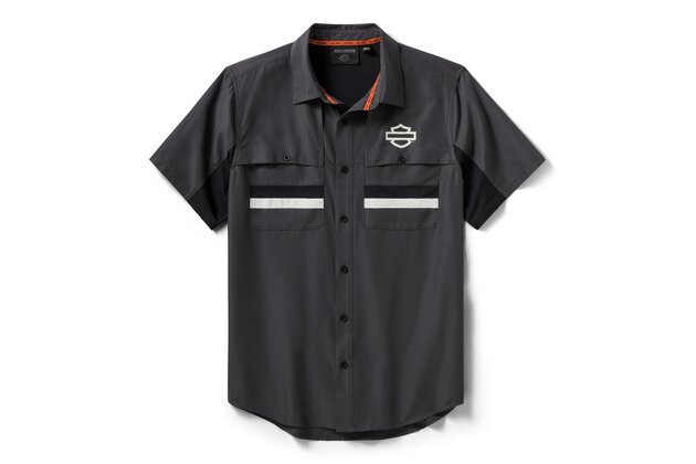 Pánská košile SHIRT-WOVEN,DARK GREY