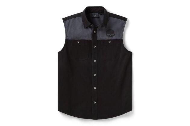 Pánská košile BLOWOUT-WOVEN,BLACK