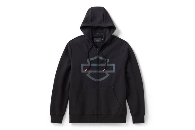 Pánská mikina HOODIE-KNIT,BLACK