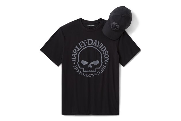 Pánský set tričko + kšiltovka HAT/TEE SET-WOVEN/KNIT