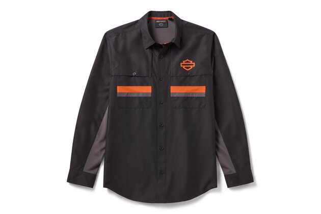 Pánská košile SHIRT-WOVEN,BLACK