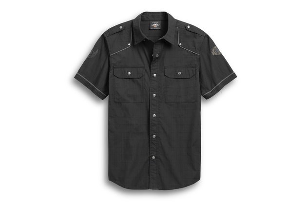 Pánská košile SHIRT-WOVEN,BLACK