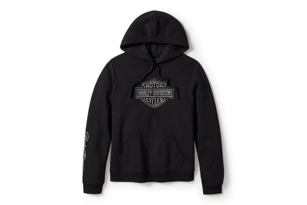 Dámská mikina HOODIE-KNIT,BLACK