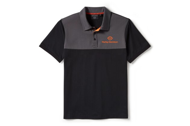 Pánské tričko POLO-KNIT,BLACK/DARK