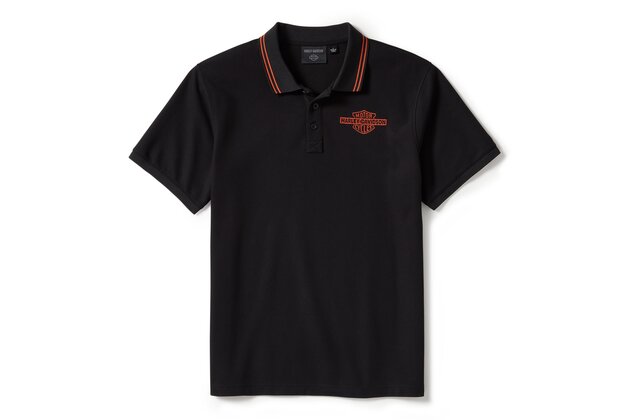 Pánské tričko POLO-KNIT,BLACK