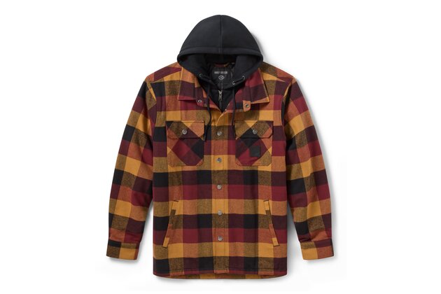 Pánská košilová bunda - SHIRT JACKET-WOVEN