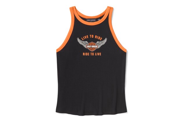 Dámské tílko - TANK-KNIT,BLACK