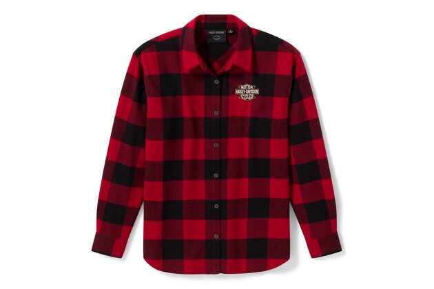 Dámská košile/lehká bundička - SHIRT JACKET-WOVEN,DARK RED