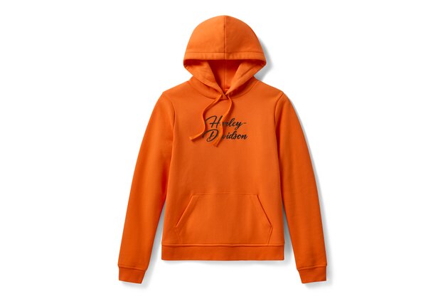 Dámská mikina HOODIE-KNIT,ORANGE