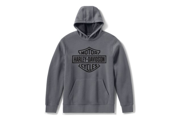 Pánská mikina - HOODIE-KNIT,GREY